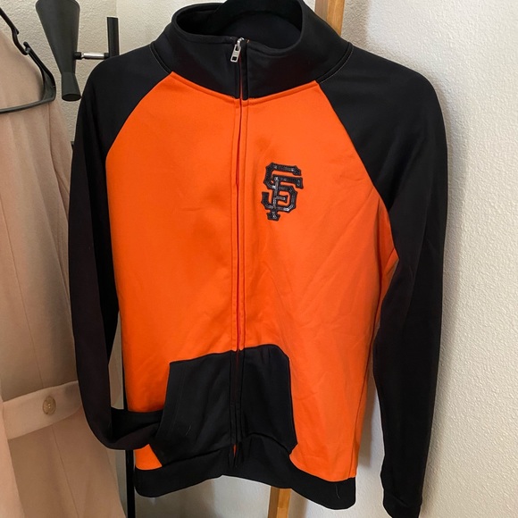 Victoria Secret Pink SF Giants Zipper Sweatshirt - Picture 3 of 7